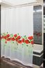Textil Duschvorhang Modell Mohnblume 180x180 cm inkl. Duschvorhangringe Bild 1