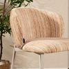 Bronx71 Barhocker Milo Chenille beige/pink 70 cm Bild 4