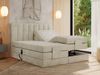 Boxspringbett mit elektrisch verstellbaren Matratzen, zwei Bettkästen und einem Topper - COMFORTO - 160 x 200 cm - Beige Velvet - H3 Bild 2