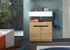 Xonox Canu Waschbeckenunterschrank (B/H/T: 63x55x34 cm) in Basalt grau Nachbildung und Artisan Nachbildung Bild 5