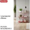 Floordirekt Sideboard Concept Epure MK-027 Metallregal, B78 × T40 × H82 cm, diverse Farben (modular, kratzfeste Pulverbeschichtung), offenes Ablageregal mit verchromtem Metallgestell, Design Regal Bild 4