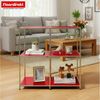 Floordirekt Sideboard Concept Epure MK-027 Metallregal, B78 × T40 × H82 cm, diverse Farben (modular, kratzfeste Pulverbeschichtung), offenes Ablageregal mit verchromtem Metallgestell, Design Regal Bild 2
