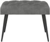 vidaXL Bank mit Knopfheftung Dunkelgrau 60 x 40 x 45 cm Samt 42038544 Bild 5