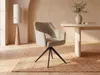 Vente-unique - KONYA Stuhl SamtStoff Beige - B 59 cm x H 84 cm x L 58 cm Bild 1