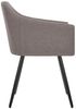 vidaXL Esszimmerstühle 6 Stk. Taupe Stoff [3065690] Bild 4
