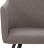 vidaXL Esszimmerstühle 6 Stk. Taupe Stoff [3065690] Bild 5