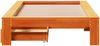 vidaXL Massivholzbett ohne Matratze Wachsbraun 75x190 cm Kiefernholz 3309025 Bild 4