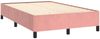 vidaXL Boxspringbett mit Matratze Rosa 120x190 cm Samt 3270486 Bild 3