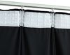 vidaXL Verdunkelungsvorhänge mit Haken 2 Stk. Samt Schwarz 140x225 cm 134493 Bild 4