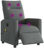 vidaXL Massagesessel Elektrisch Dunkelgrau Stoff 3324046 Bild 3