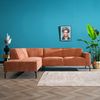 Bronx71 Ecksofa Kansas Stoff terracotta links Bild 2