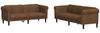 vidaXL 2-tlg. Sofagarnitur Braun Samt 3209228 Bild 2