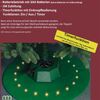 Filzteppich f.Weihn.-Baum Ø90cm,grün,20 LED,Batt. mT Bild 2