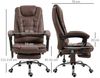Vinsetto Schreibtischstuhl mit Massagefunktion, Ergonomisch, mit Liegefunktion, Heizfunktion (Bürostuhl, 1 St), für Wohnzimmer, Büro, Braun Bild 3