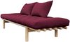 KARUP DESIGN PACE Eckcouch Gestell Natur Matratze Bordeaux Bild 3