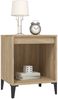 vidaXL Nachttisch Sonoma-Eiche 40x35x50 cm 821880 Bild 4