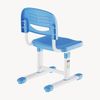 Höhenverstellbarer Kinderstuhl Sauda 75x36x46 cm Himmelblau/Weiß [en. casa] Bild 5