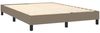 vidaXL Polsterbett, Stoff, 25,0 cm, Taupe, 140x190 cm Bild 4
