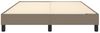 vidaXL Polsterbett, Stoff, 25,0 cm, Taupe, 140x190 cm Bild 5