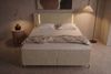 Boxspringbett Titan - Samtstoff - creme - 200x200 cm Bild 5