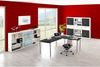 Kerkmann Schreibtisch StageOne Form 5 XL BxT 200x100cm wenge Bild 2
