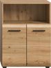 Hochschrank >Ice< in artisan oak - 60x80x30cm (BxHxT) Bild 2