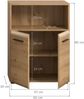 Hochschrank >Ice< in artisan oak - 60x80x30cm (BxHxT) Bild 4