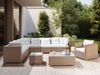 Lounge Set XXL Sandbeige Bild 3