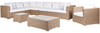Lounge Set XXL Sandbeige Bild 4