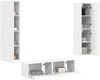 vidaXL TV-Schrankset 6 pcs Weiß Holzwerkstoff 3409123 Bild 3