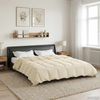 vidaXL Sommerdecke Gepolstert Creme 220 x 260 cm Mikrofaser 42025987 Bild 4