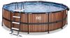 Exit Aufstellpool Framepool mit Dach | Braun | 450x122 cm Bild 4