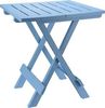 Spetebo Kunststoff Klapptisch Adige 45x43 cm - hellblau - Garten Beistelltisch klappbar - Beistelltisch Campingtisch Teetisch Balkontisch Tisch klein … Bild 4