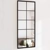 Wandspiegel, Badspiegel Schwarz 100x40 cm Metall de7034 Bild 2