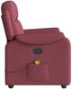 vidaXL Massagesessel Weinrot Stoff 4015693 Bild 4