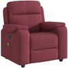 vidaXL Massagesessel Weinrot Stoff 4015693 Bild 2