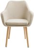 Armlehnstuhl in Beige Bild 2