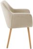 Armlehnstuhl in Beige Bild 3