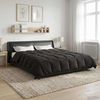 vidaXL Sommerdecke Gepolstert Anthrazit 220 x 260 cm Mikrofaser 42025915 Bild 4