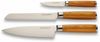 ECHTWERK Messer-Set Damaszener (Set, 3-tlg), Küchenmesser-Set mit Holzgriffen in natürlicher Optik Bild 2