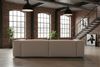 KAWOLA Sofa CELESTE 4-Sitzer Cord taupe 72 x 114 x 302 cm Bild 2