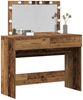 Schminktisch, Kosmetiktisch Altholz 100 x 40 x 120 cm Holzwerkstoff Bild 3