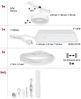Paulmann 94477 LED Basisset Circle 12V 3000K Weiß matt Chrom Bild 3