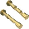 Rundrohr-Innenlauf-Gardinenstangen-Set Prestige Santo 200 cm, 2-läufig, 20 mm Ø Messing-Optik Bild 5