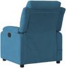 vidaXL Massagesessel Blau Samt 373521 Bild 4