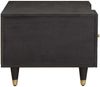 vidaXL Couchtisch Schwarz 100 x 54 x 40 cm Massivholz Mango 4018820 Bild 4