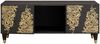vidaXL Couchtisch Schwarz 100 x 54 x 40 cm Massivholz Mango 4018820 Bild 3
