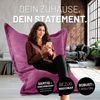 Lumaland Sitzsack Classic XXL Cord | Riesen Sitzsack XXL mit Softer Rippenstruktur – ideal zu Cord Sofa & Sessel Indoor Bean Bag für Wohnzimmer, Schlafzimmer & Co. - 380 L, 140x180 cm Bild 3