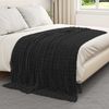 vidaXL Überwurfdecke Schwarz 200 x 150 cm Fleece 42016930 Bild 3