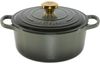 Le Creuset Signature Bräter rund 24 cm thyme Bild 2